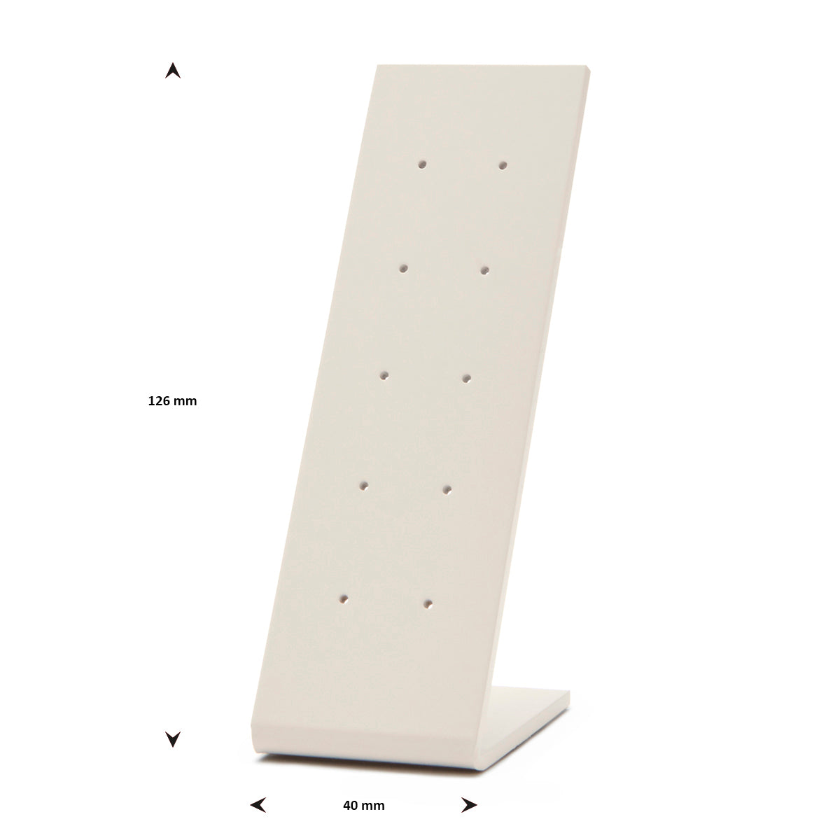 Ohrstecker-Display beige POS-Materialien