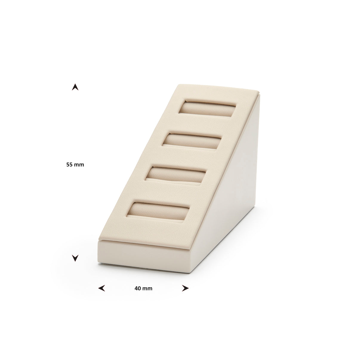 Ringdisplay beiges POS-Material