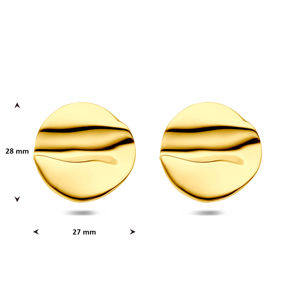 oorknoppen ion plating 28 mm edelstaal