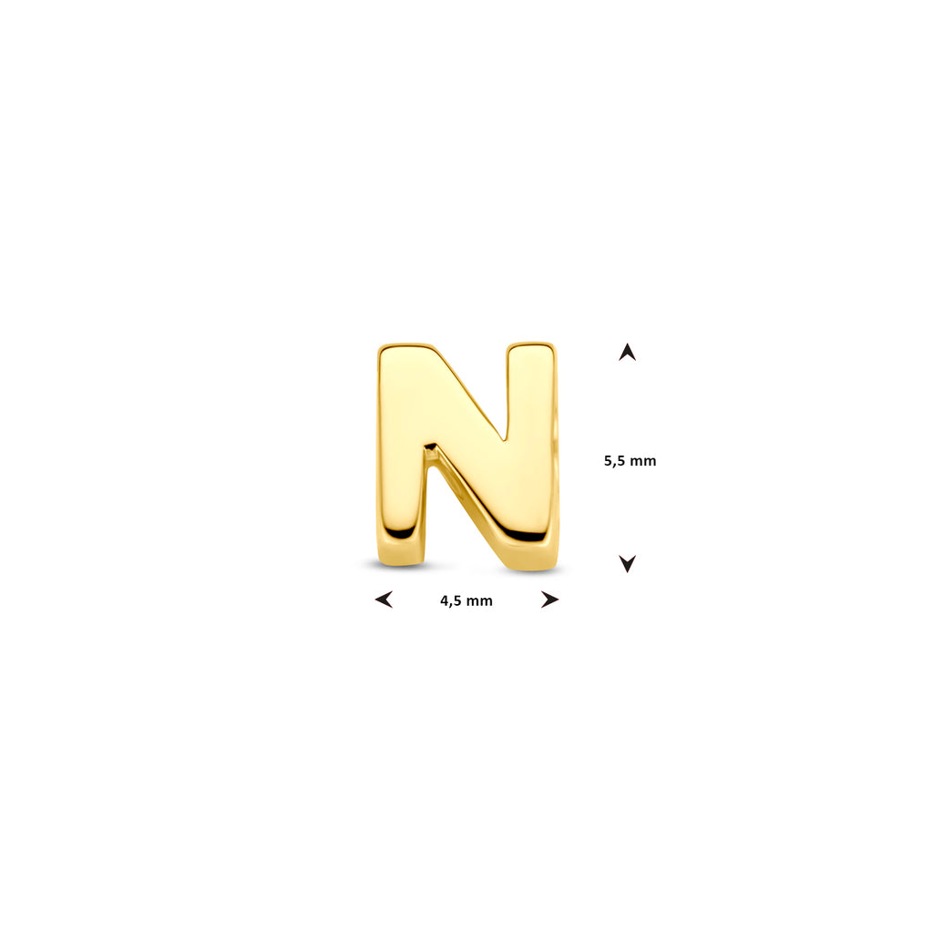 Anhänger Buchstabe 14K Gelbgold