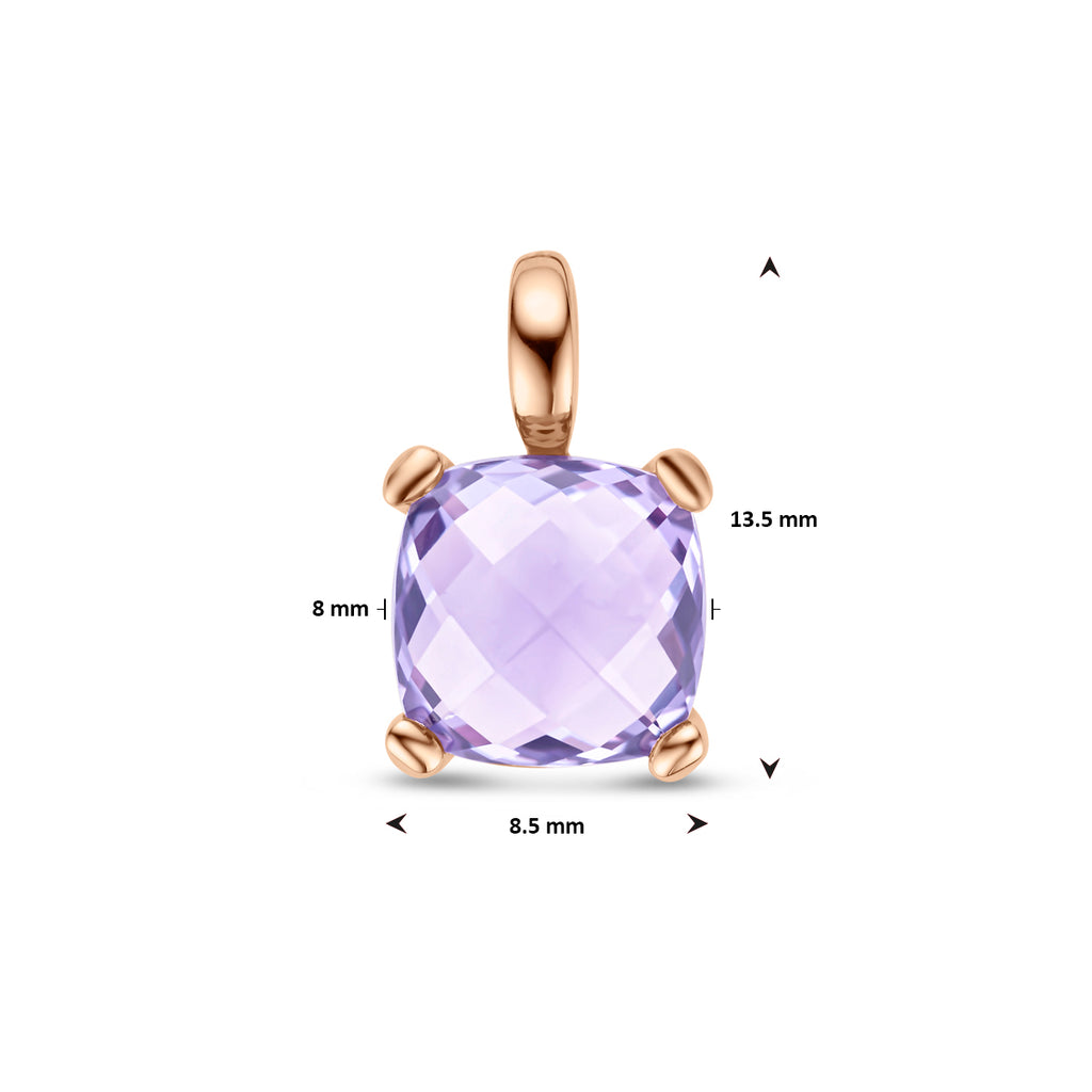 Anhänger Amethyst 14K Roségold