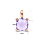 Anhänger Amethyst 14K Roségold