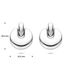 Ohrhänger 29,5 mm Edelstahl
