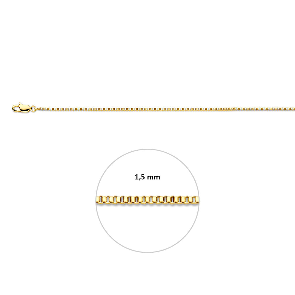 Venezianer 1,5 mm Ionenplattierung Edelstahl