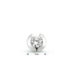 hanger zirkonia zilver gerhodineerd