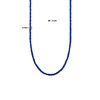 Halskette 40 + 4 cm 1 Mikron Silber vergoldet (gelb)