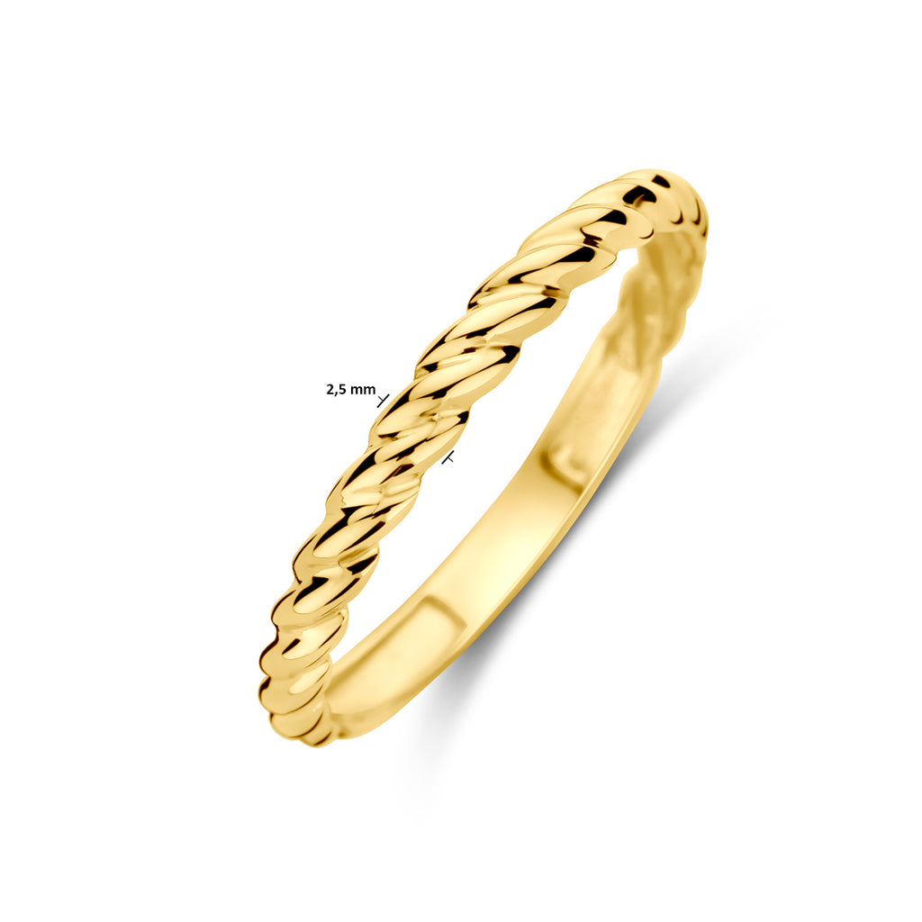 Ring aus 14-karätigem Gelbgold