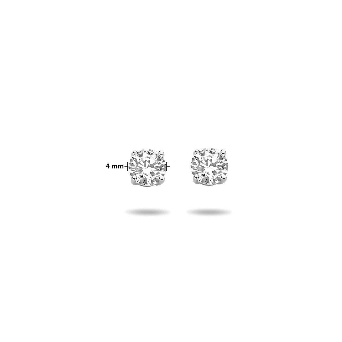 Ohrstecker Zirkonia 14K Roségold