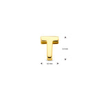 Anhänger Buchstabe 14K Gelbgold