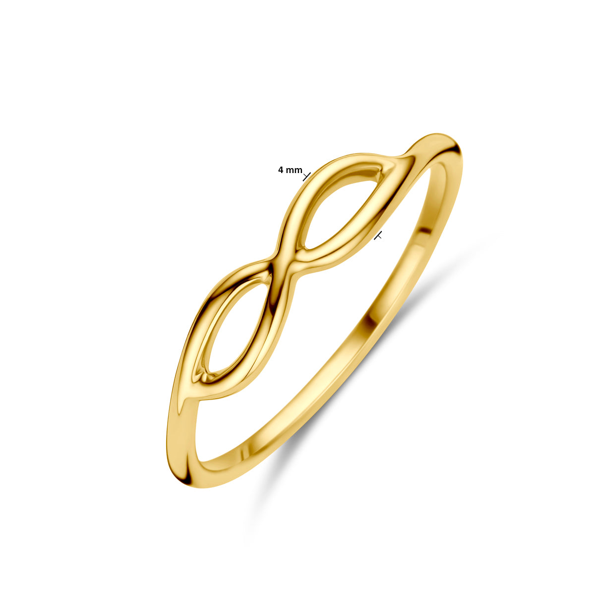 Ring Unendlichkeit 14K Gelbgold