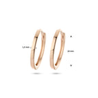 Kreolen 14K Roségold
