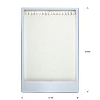 opmaaktray carrousel 330 x 220 mm wit met zilverkleurige haakjes pos materialen