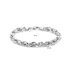 Armband 6,5 mm Silber rhodiniert