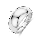 ring balloon zilver gerhodineerd