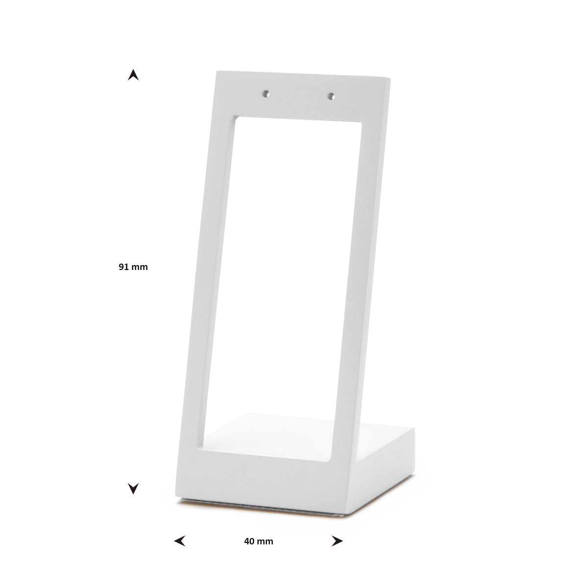 oorsieraden standaard wit 91 x 40 x 40 mm pos materialen