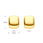 oorknoppen ion plating 23 mm edelstaal
