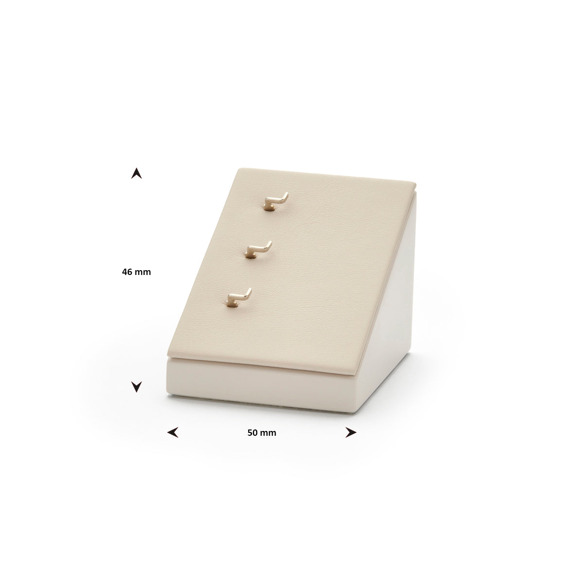 hangers display beige pos materialen