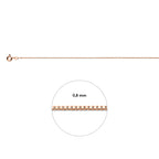 venetiaans 0,8 mm 14K roségoud