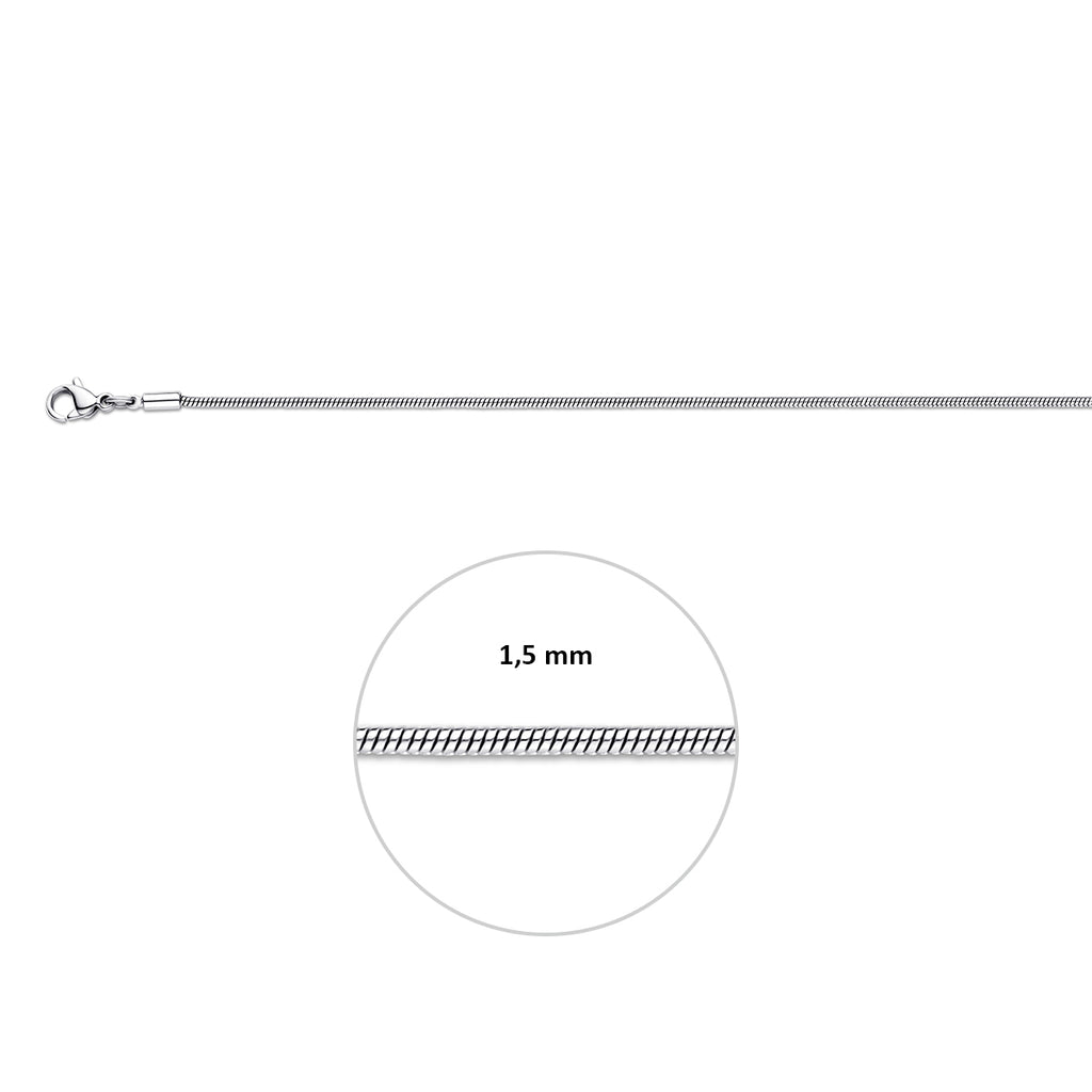 Schlauch um 1,5 mm Edelstahl