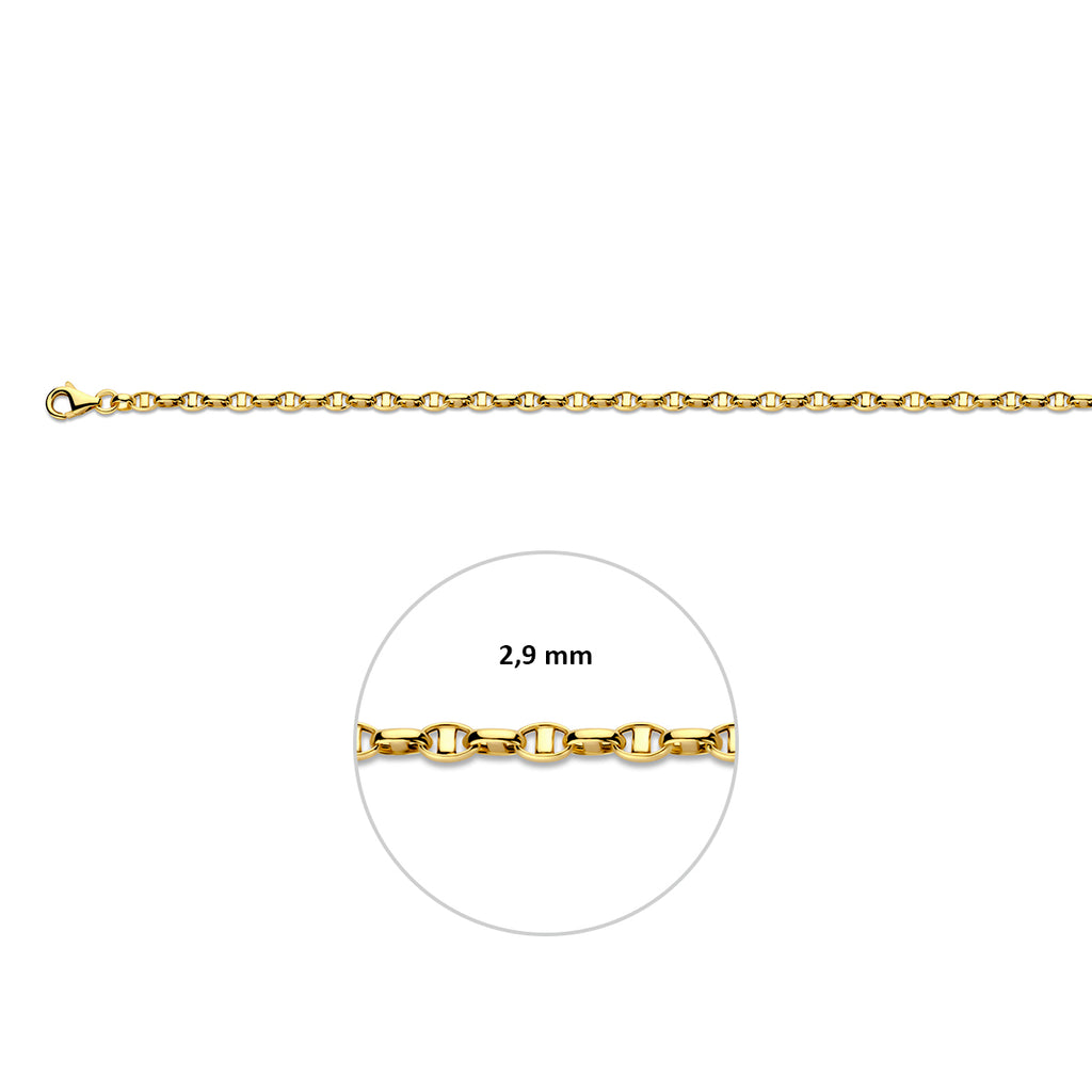 Anker 2,9 mm 14K Gelbgold