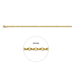 Anker 2,9 mm 14K Gelbgold