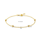 9k Armband Kugel 17,5 - 18,5 cm 9K Gelb