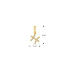Anhänger Sternzeichen Diamant H SI 14K Gelbgold