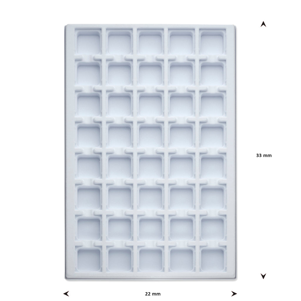 opmaaktray carrousel 330 x 220 mm wit pos materialen