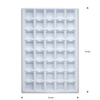 opmaaktray carrousel 330 x 220 mm wit pos materialen