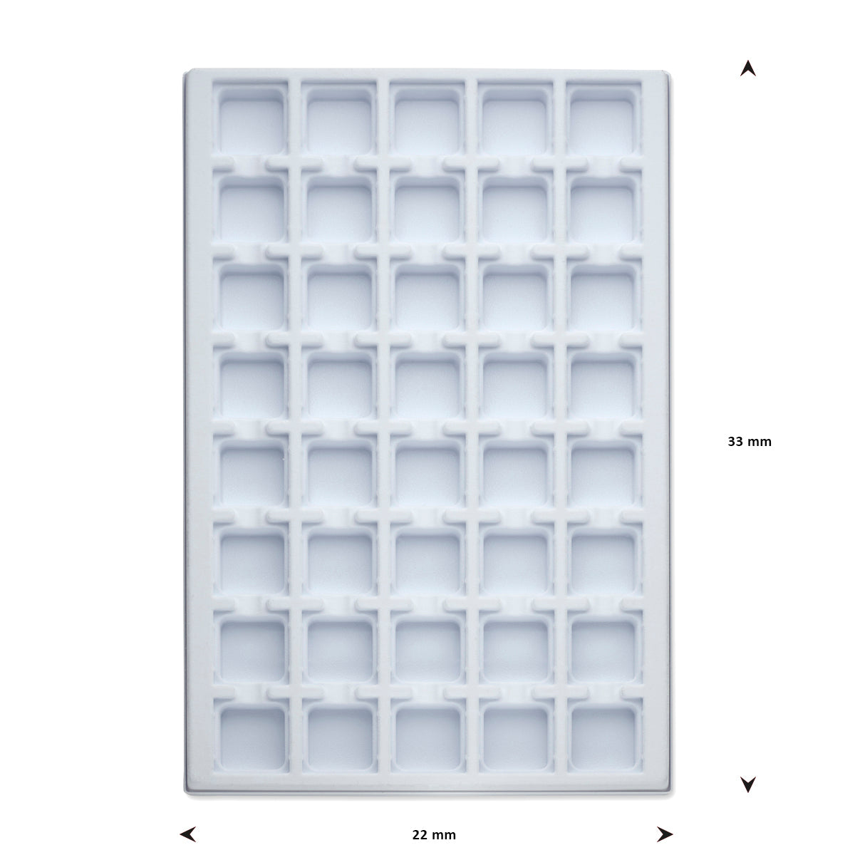 opmaaktray carrousel 330 x 220 mm wit pos materialen
