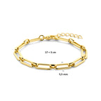 Armband Ionenplattierung 5,5 mm 17 + 3 cm Edelstahl