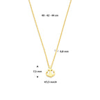 collier anker 40 - 42 - 44 cm 14K geelgoud