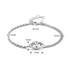 Armband 16 + 3 cm Silber rhodiniert