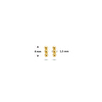 Ohrstecker Kugeln 4 mm 14K Gelbgold