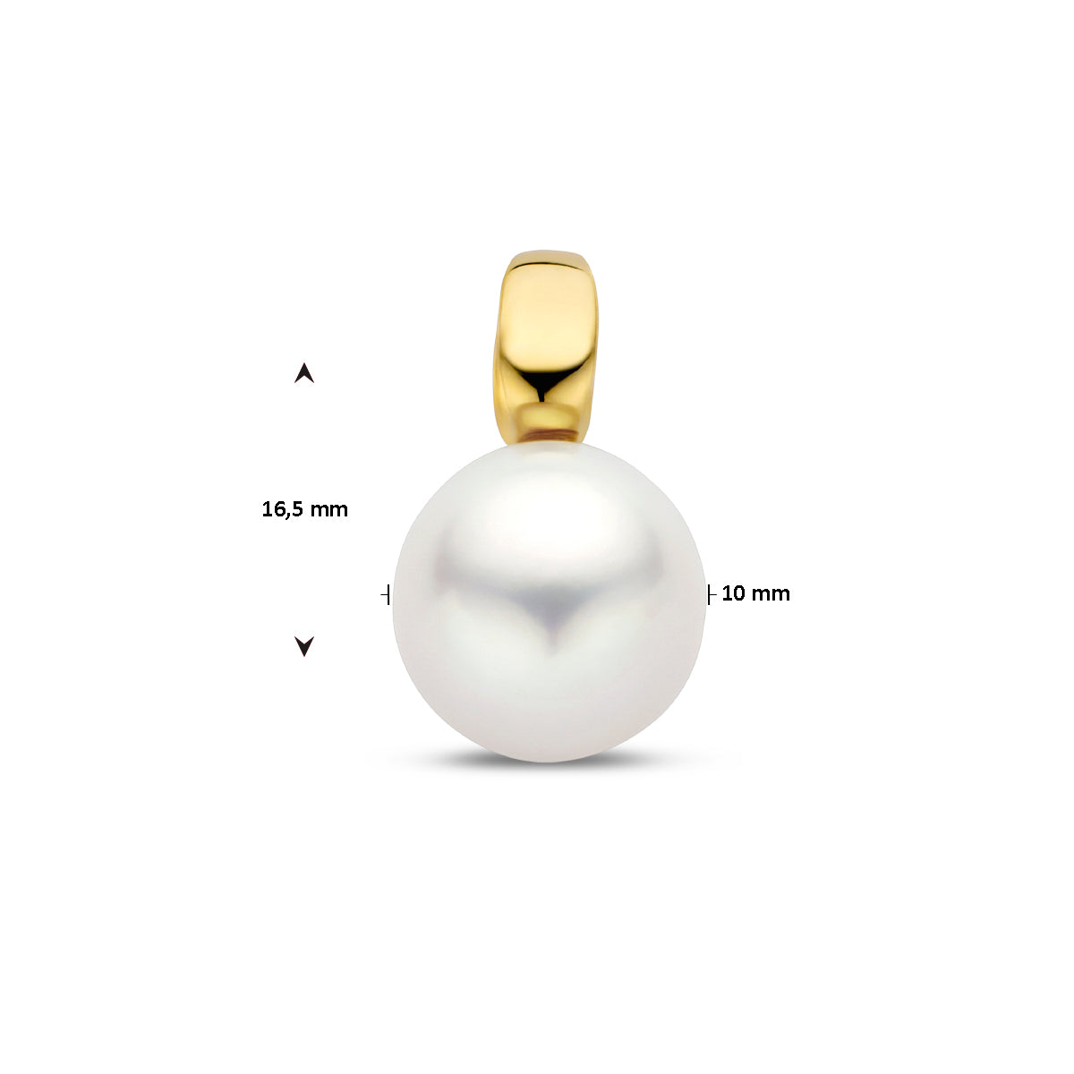 Anhänger Perle 14K Gelbgold