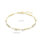 Armbandrohre 17 - 18 - 19 cm 14K Gelbgold