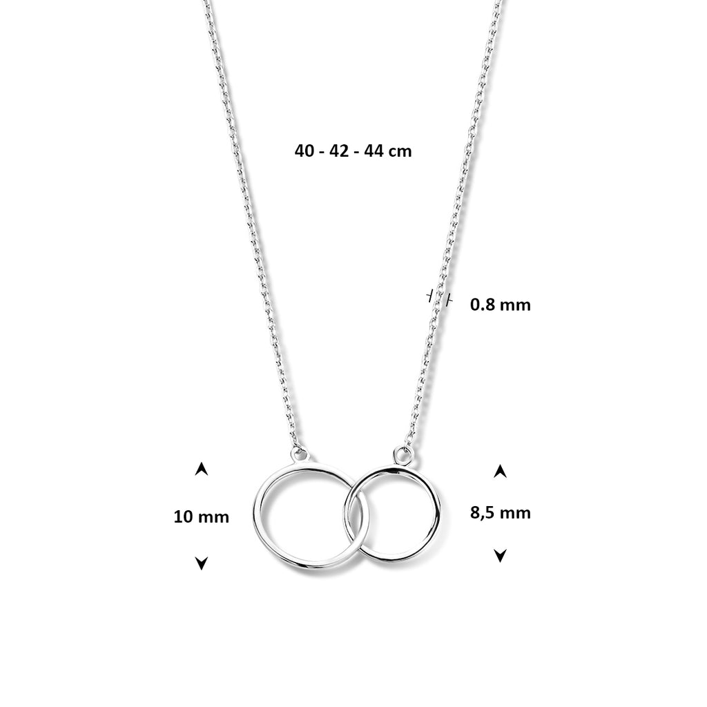 collier 40 - 42 - 44 cm 14K witgoud
