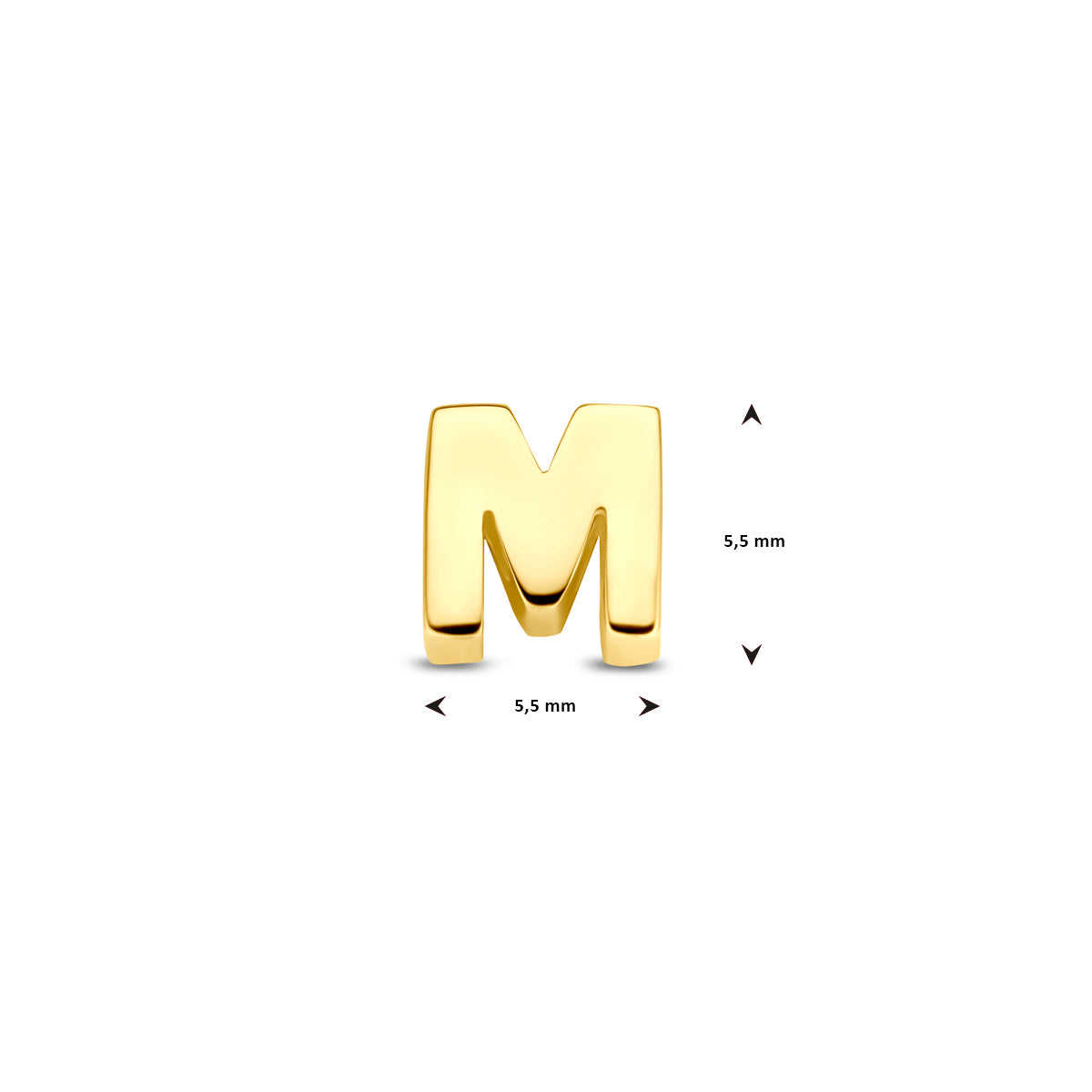 Anhänger Buchstabe 14K Gelbgold