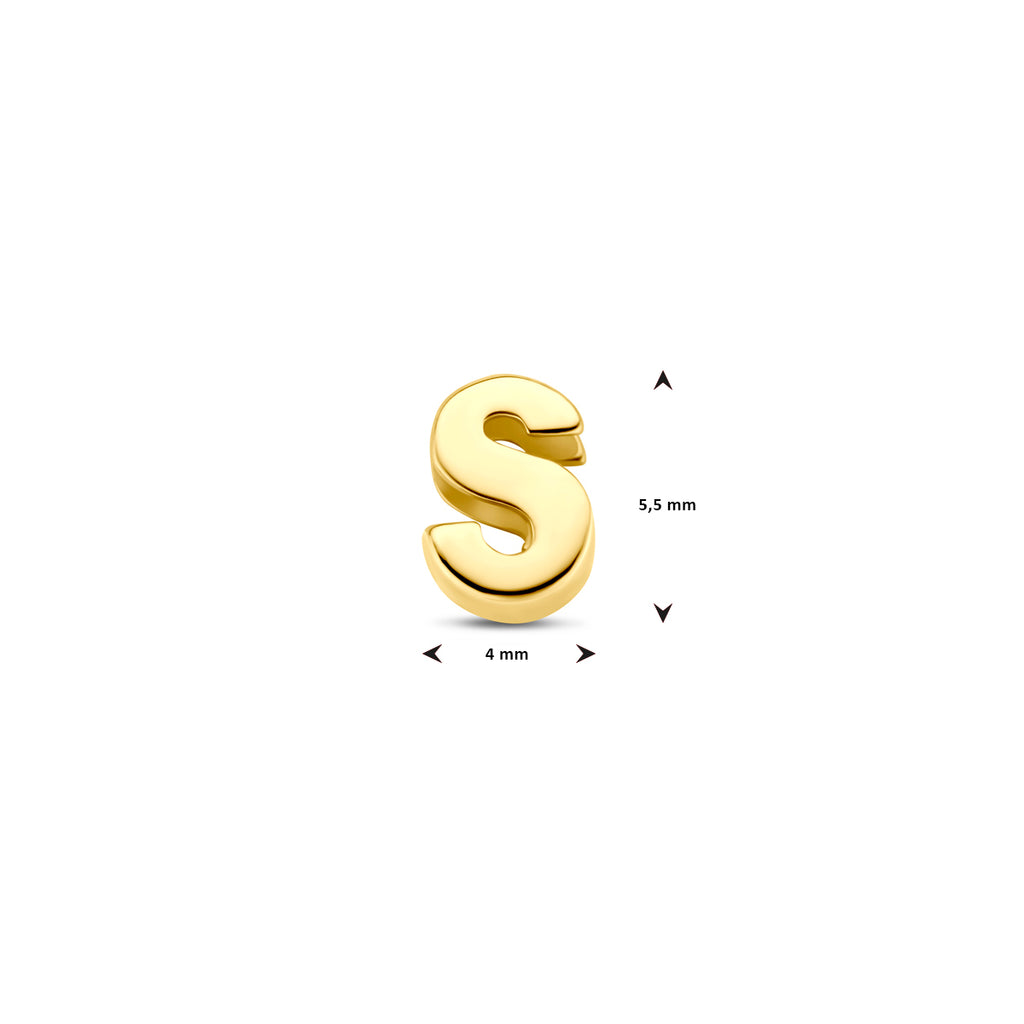 Anhänger Buchstabe 14K Gelbgold
