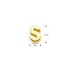 Anhänger Buchstabe 14K Gelbgold