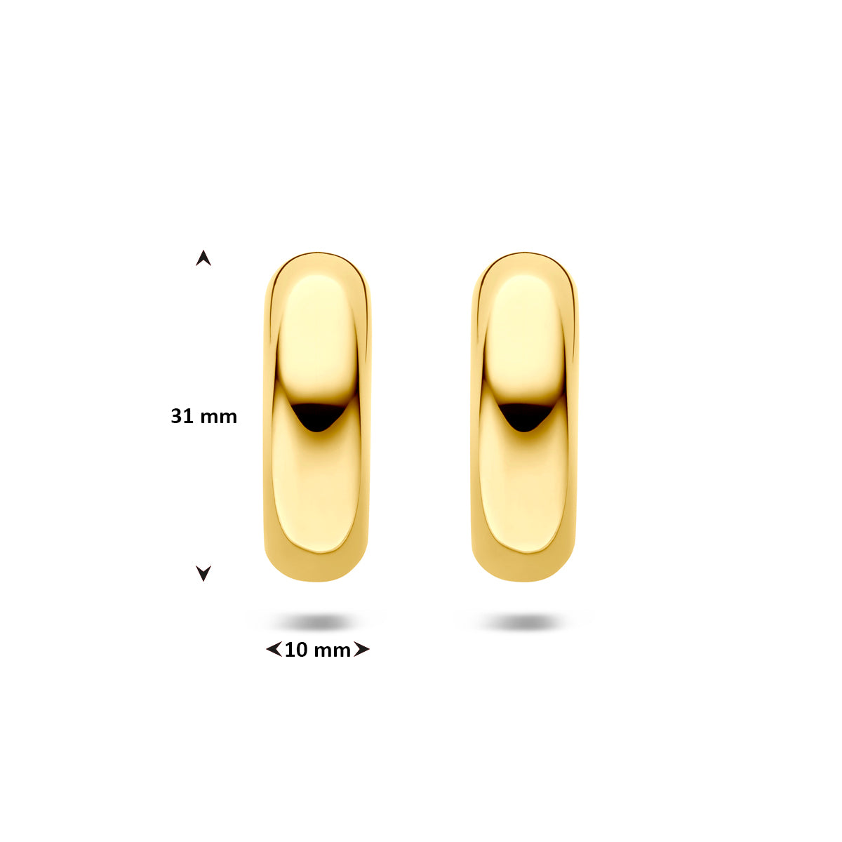 stekeroorringen ion plating 31 mm edelstaal