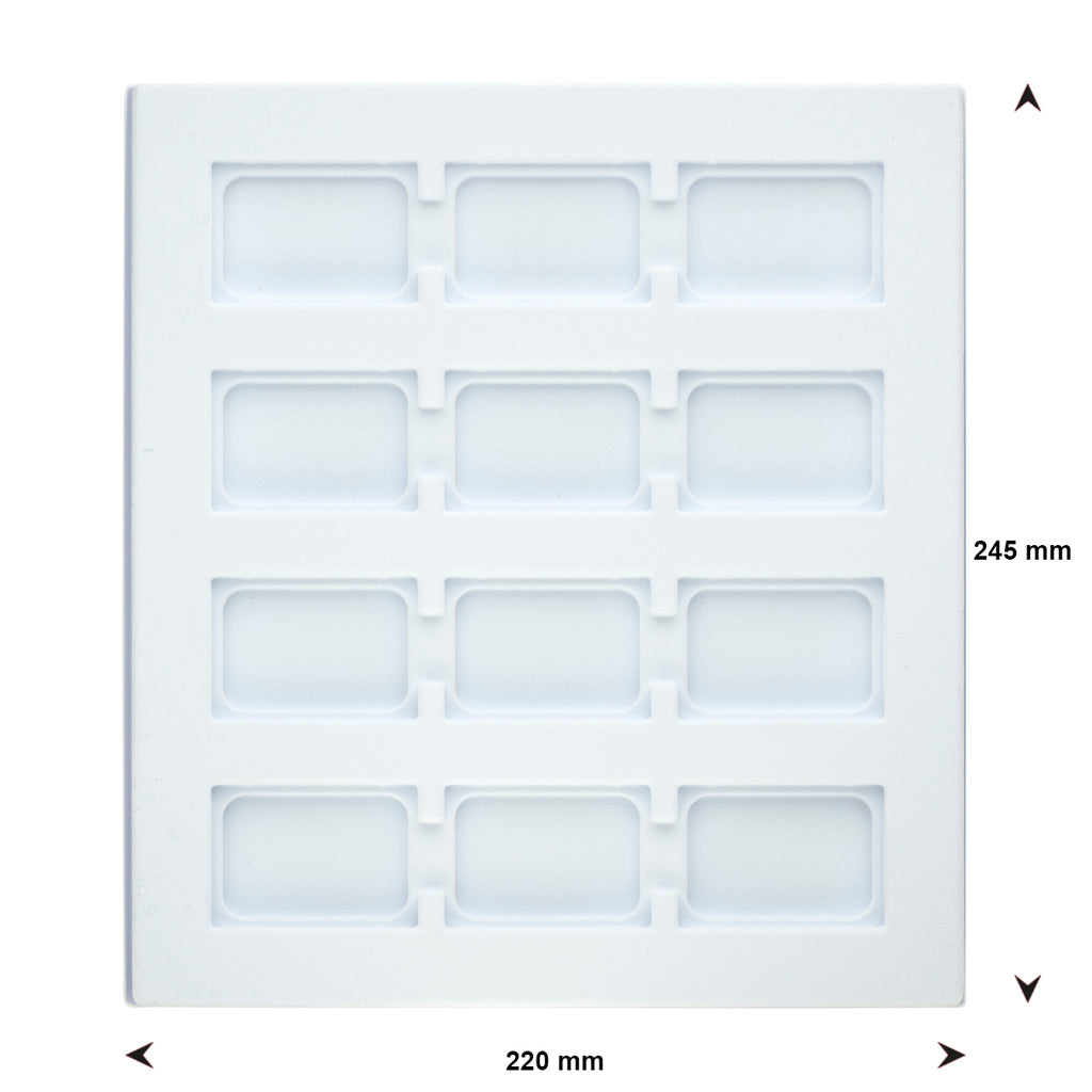 Präsentationsablage Karussell 245 x 220 mm weiß POS-Materialien