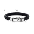 Armband 8,5 mm Silber rhodiniert