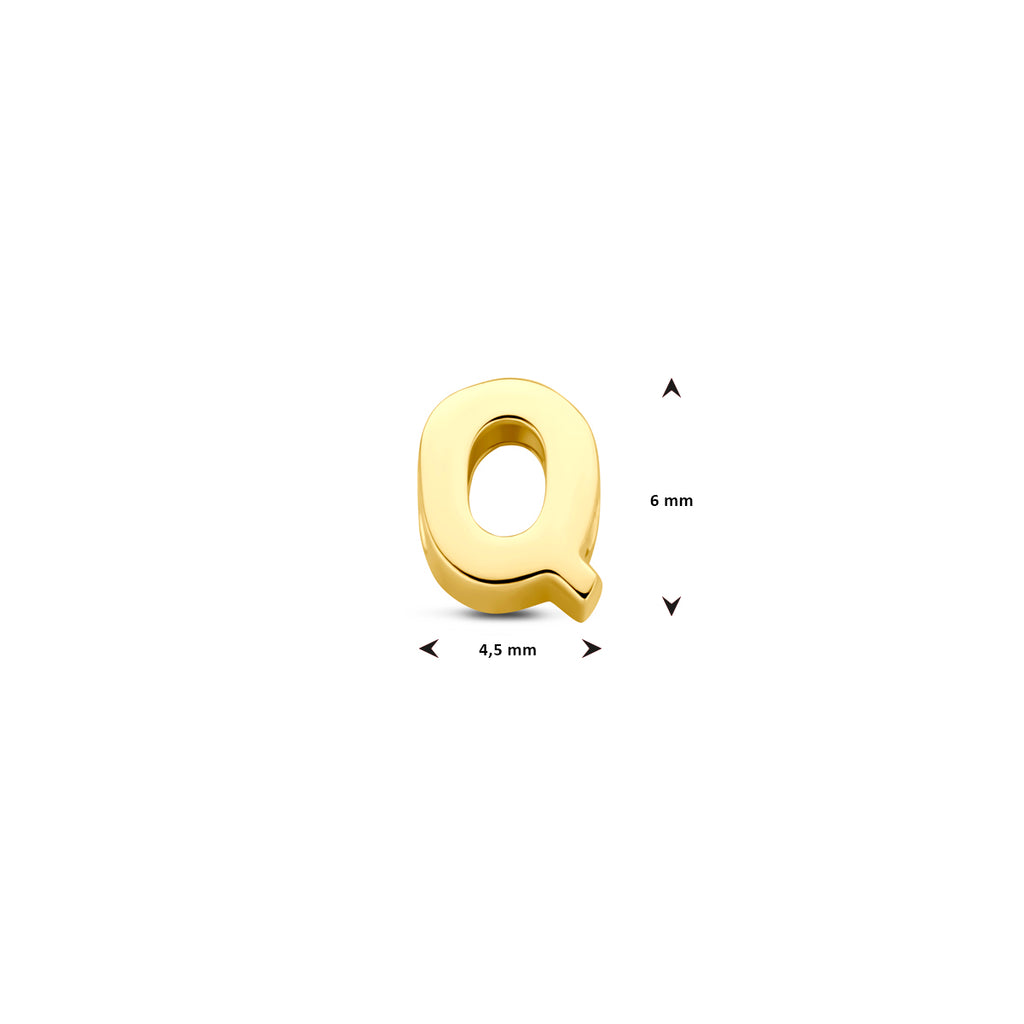 Anhänger Buchstabe 14K Gelbgold