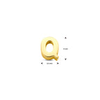 Anhänger Buchstabe 14K Gelbgold