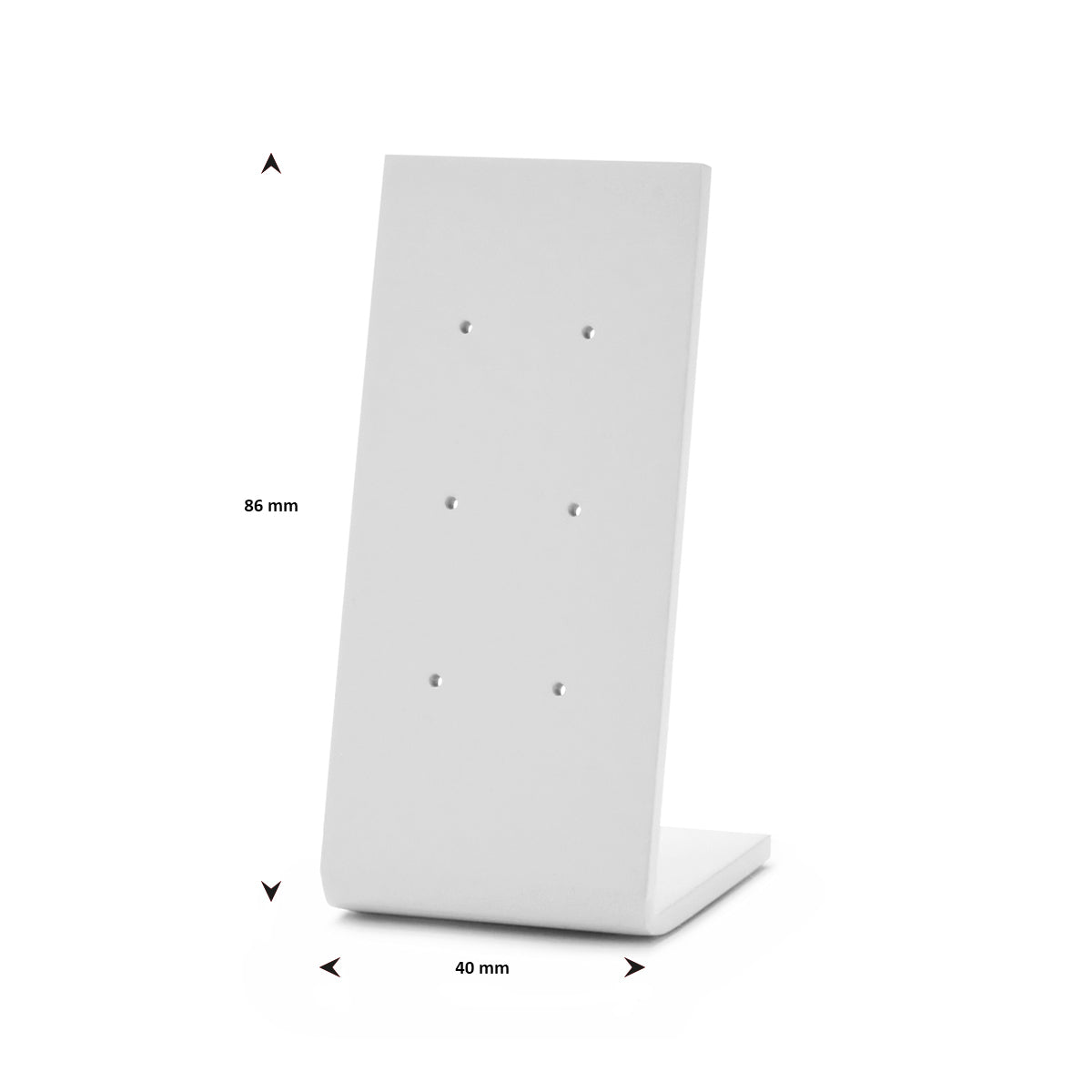 Ohrstecker-Display aus weißem POS-Material