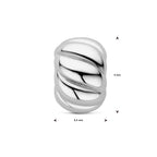 Rondell 9 mm Silber rhodiniert