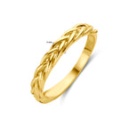 ring gevlochten 14K geelgoud