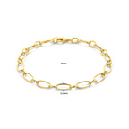 armband 5,5 mm 19 cm 14K geelgoud