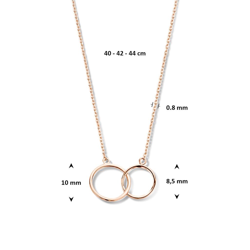 Halskette 40 - 42 - 44 cm 14K Roségold